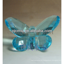 Recuerdo azul de la mariposa del cristal de Frigurine para los favores de la boda